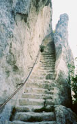 Та самая лестница у Успенского монастыря